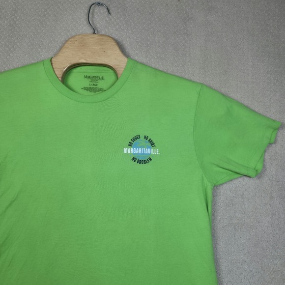 Margaritaville T-Shirt Mens L Large No Shoes No Shirt No Problem Big Back Logo - Picture 1 of 9